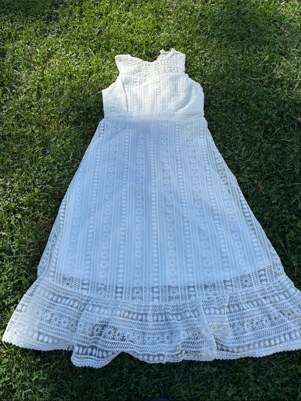 Francesca’s White Lace Dress